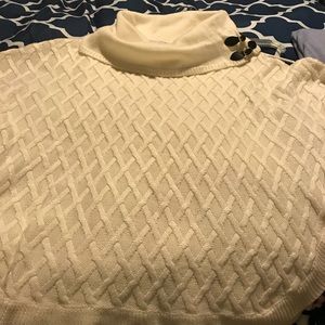 Calvin Klein knit poncho